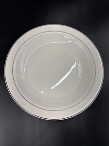 Arcopal Bordeaux Made in France Restaurant Salad Plate Red Rim Set of 4 - Picture 1 of 6