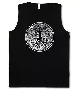 YGGDRASIL TREE LOGO II TANK TOP WESTE - Arsen Celtic Irminsul Of Thor Life - Bild 1 von 2