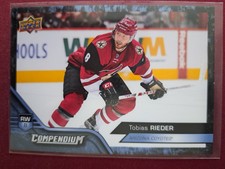 Tobias Rieder BLUE 2016-17 Upper Deck Compendium #15 Arizona Coyotes NHL Card