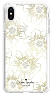 Kate Spade New York Reverse Hollyhock Case for iPhone Xs Max-WHITE-NEW-FAST - Picture 1 of 4
