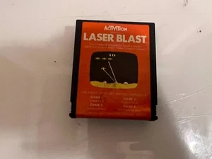 LASER BLAST (Atari 2600 VCS) 1981 VIDEO GAME Tested 5200 7800 - Picture 1 of 1