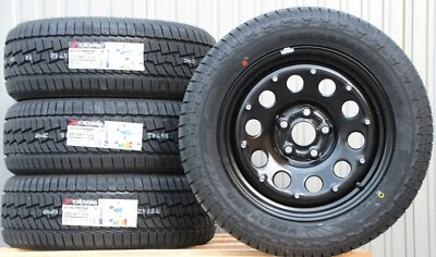 VW Bus T5 T6 .1 Satz Räder Stahlfelgen schwarz Yokohama Allwetterreifen Off Road - Bild 1 von 4