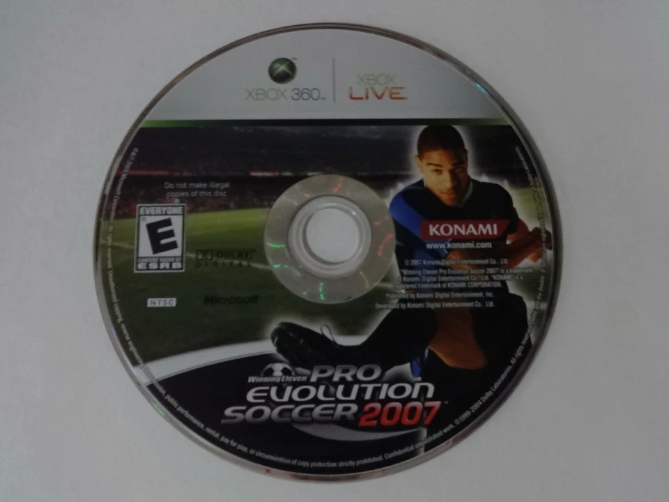Pro Evolution Soccer 2007 Microsoft Xbox 360 Game Disc Only Free Ship - Image 1 of 1