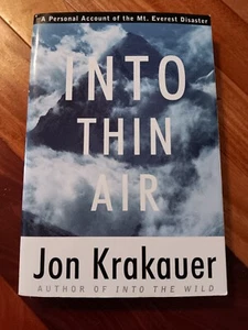 Into Thin Air: A Personal Account of the Mount Everest Disaster by Jon Krakauer - Picture 1 of 12