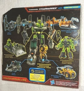 Transformers Power Core Combiners Commander STEAMHAMMER w/ CONSTRUCTICONS Drones - Picture 1 of 2