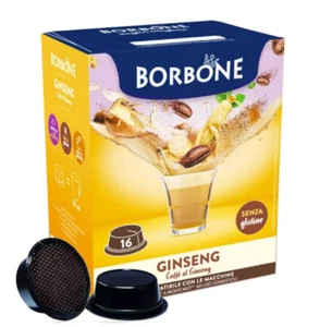 192 Kapseln Ginseng Kaffee Bourbon Getränk löslich kompatibel A Modo Mio - Bild 1 von 8