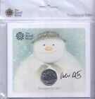 Coin Brilliant Uncirculated 2018 Snowman And James Flying 50P Pack