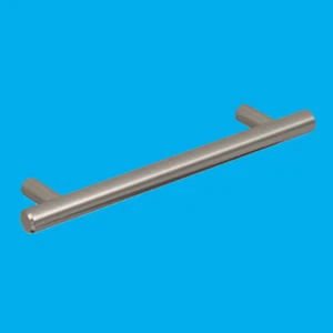 8x Forte Imitazione Acciaio Cromo Spazzolato 160mm Barra a T Armadietto Maniglia - Foto 1 di 1