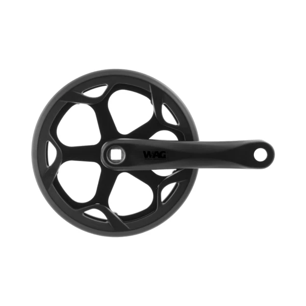 guarnitura fat bike 46d 165mm alluminio nero 42157641K WAG Bici Fat bike