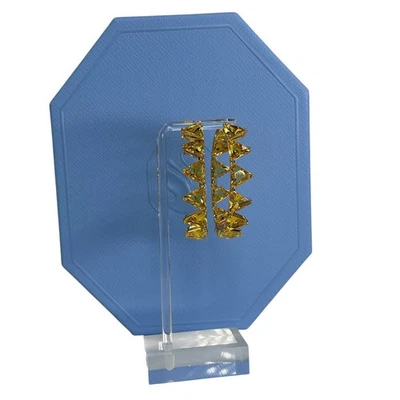 Pendientes de aro Swarovski Millenia amarillo, chapado en tono dorado Foto 1 de 4