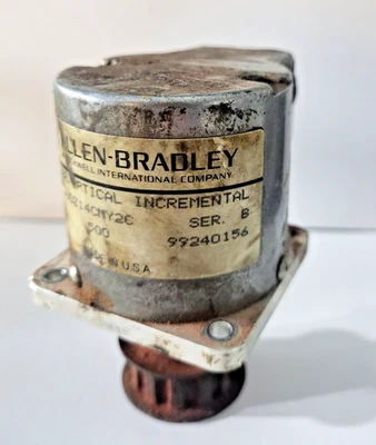 Allen-Bradley 845H-SJDZ14CMY2C Optical Incremental Encoder 5VDC Used - Image 1 of 2