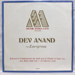 Dev Anand Ten Years Together Vinyl LP Record 1981 Bollywood Hindi Songs India EX - Imagen 1 de 12