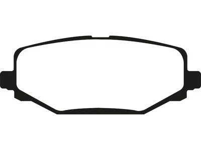 Rear Brake Pad Set For 2013-2018 Dodge Grand Caravan 2014 2015 2016 2017 NW223FW Foto 1 de 4