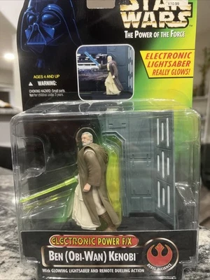 Star Wars El Poder de la Fuerza Electronic Power F/X Ben (Obi-Wan) Kenobi 1996 Foto 1 de 2