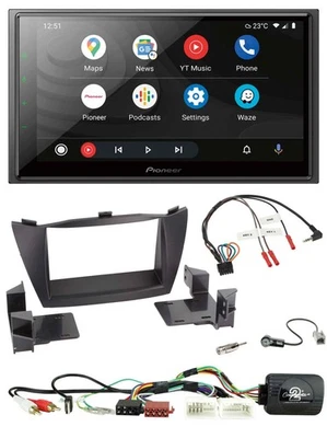 Pioneer USB 2DIN DAB Lenkrad Bluetooth Autoradio für Hyundai Tucson 2010-2015 sc - Bild 1 von 4