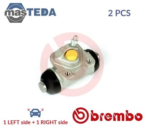 A 12 331 DRUM WHEEL BRAKE CYLINDER PAIR REAR BREMBO 2PCS NEW OE REPLACEMENT - Picture 1 of 5