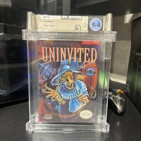 WATA 9.4 B+ | Uninvited | NES | Sealed | Kemco-Seika | 1991 Horror Adventure