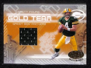 2005 Leaf Certified Materials Gold Team Jersey #GT-4 Brett Favre 050/150 - Picture 1 of 2
