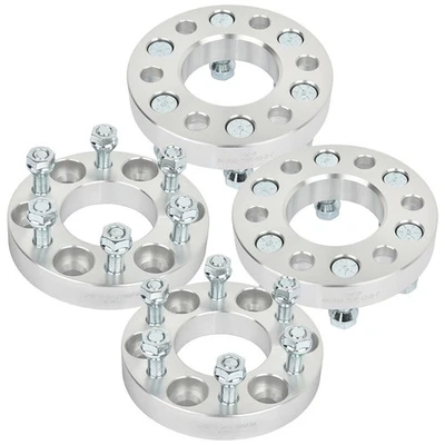 4Pcs Wheel Spacers 1/2"x20 For 1991-2002 2003 2004 Dodge Dakota 1" 6x4.5 6x114.3 - Image 1 of 4