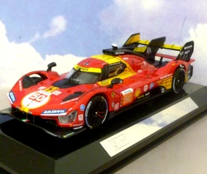 BBURAGO BURAGO 1/43 FERRARI AF CORSE 499P 3.0L TURBO V6 #50 WINNER LE MANS 2024 - Picture 1 of 7