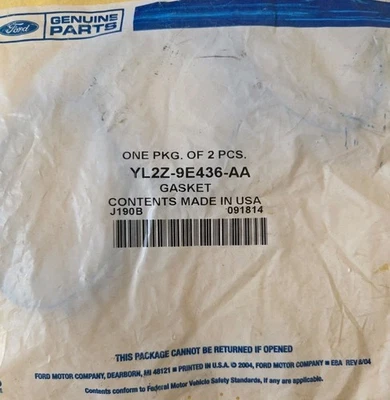 OEM 1997-01 FORD EXPLORER PIEZA JUNTA COLECTOR # YL2Z-9E436-AA Foto 1 de 3