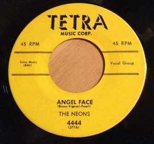 The Neons 45 Angel Face / Kiss Me Quickly Doo-Wop - Imagen 1 de 2