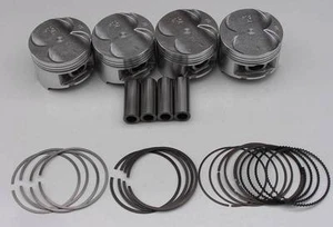 NIPPON RACING GSR USDM P72 PISTONS NPR RINGS B18C1 B18C5 81MM STANDARD FLAT TOP - Picture 1 of 2