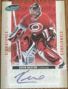2005-06 Parkhurst Signatures Kevin Nastiuk KN Carolina Hurricanes - Picture 1 of 2