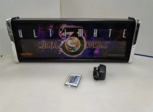 Ultimate Mortal Kombat 3 Marquee Game/Rec Room LED Display light box - Picture 1 of 8