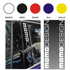Adesivi auto MOMO DESIGN sportello LANCIA YPSILON sport tuning vinile A46 - Foto 1 di 1