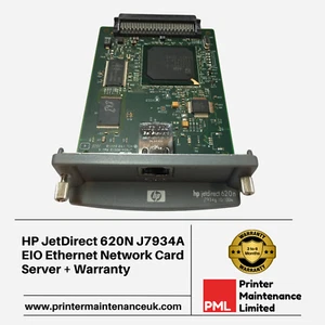 HP JetDirect 620N J7934A EIO Ethernet Netzwerkkarte Server + Garantie - Bild 1 von 2