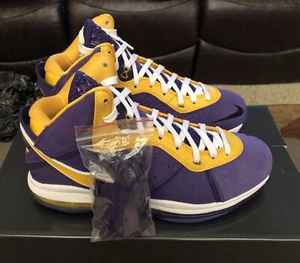 Deadstock Nike LeBron 8 Lakers Talla 10 VIII - Imagen 1 de 12