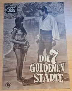 Programmheft zu Die 7 goldenen Städte (1955), Richard Egan, Anthony Quinn - Bild 1 von 1