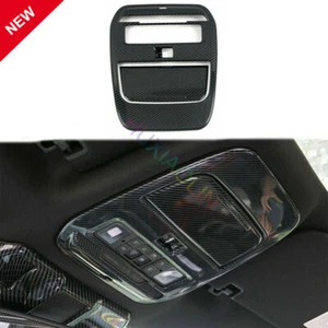 For Ford F150 21-22 Carbon Fiber Car Front Reading Light Panel Trim Cover Bezels - Picture 1 of 10