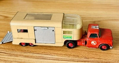 1969 DODGE TRACTOR & ARTICULATED HORSE VAN Matchbox KINGSIZE K-19 TOY - Image 1 of 4