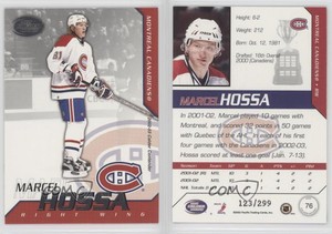2002-03 Pacific Calder Silver /299 Marcel Hossa #76