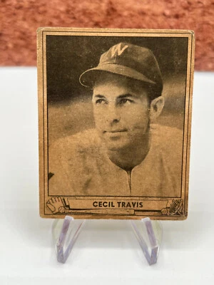 1940 Play Ball Cecil Travis Washington Senators Baseball Card - Image 1 of 3