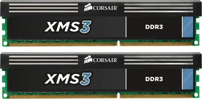 Corsair XMS3 8 GB (2x4GB) CMX8GX3M2A1600C9 DDR3-1600 PC3-12800   #97817 - Bild 1 von 1