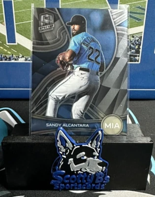 2022 Panini Chronicles Spectra #70 - Sandy Alcantara - Miami Marlins - Image 1 of 3