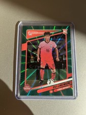 Du-Jae Won  Korea Republic  Panini Donruss 21-22  GREEN LASER ROOKIE CARD