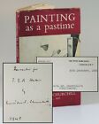 Winston S. Churchill - Painting as a Pastime, first edition, inscribed and dated