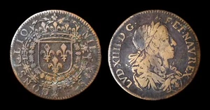 Louis XIV Board Von Königs - Kupfer - F241 - Picture 1 of 1