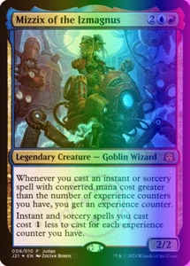 MTG Mizzix of the Izmagnus (8/6) Judge Gift Cards 2021 LP FOIL - Picture 1 of 1