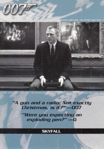 James Bond Autographs & Relics 2013 Rittenhouse Quotable Skyfall Insert Card QS6