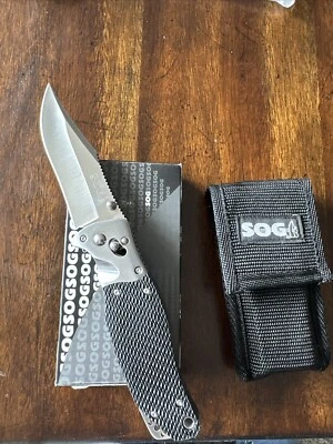 SOG Knives: SOG Tomcat 3.0 S95 Knife, VG-10 New Old Stock In Box - Image 1 of 4