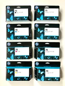 Neu Original Versiegelt HP 70 8er Set Tintenpatronen Z2100 Z5200 130ml 2017-2022 - Bild 1 von 1
