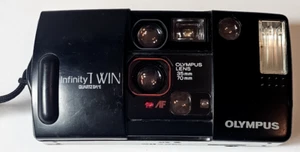 Olympus Infinity Twin Lens 35mm 70mm Film Camera Weather Proof - Picture 1 of 9