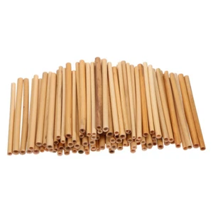 100pcs Bee Nesting Tubes Natural Reed Refill Mason Bee House Beekeeping Supplies - Picture 1 of 12