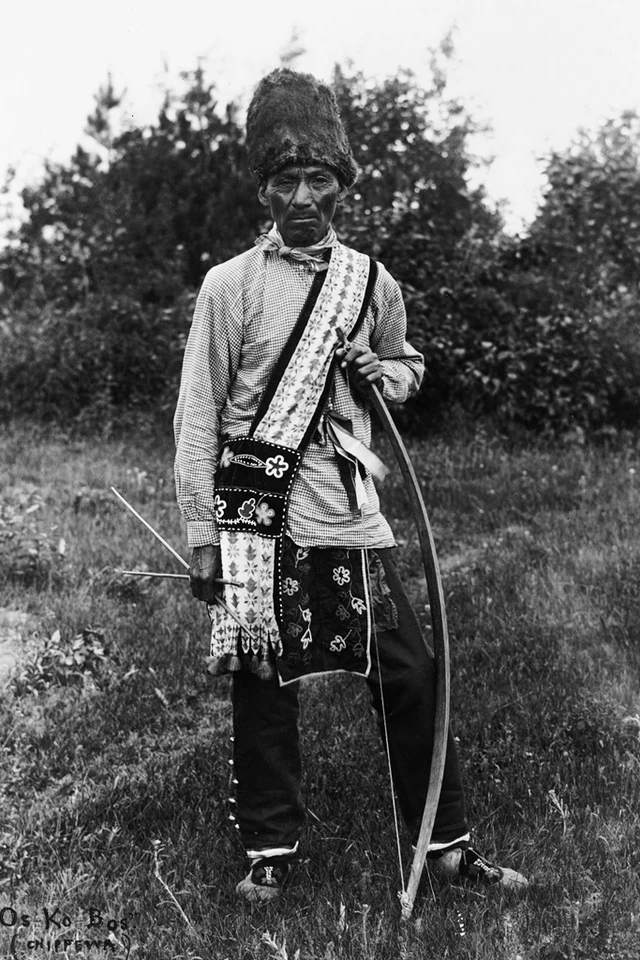 Nueva foto nativa americana 5x7: Os Ko Bos de Osage tribu india norteamericana Foto 1 de 1