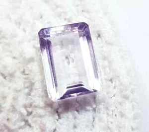 100% Natural Rose DE France Amethyst 7.85 Ct Certified Loose Gemstone - Picture 1 of 8